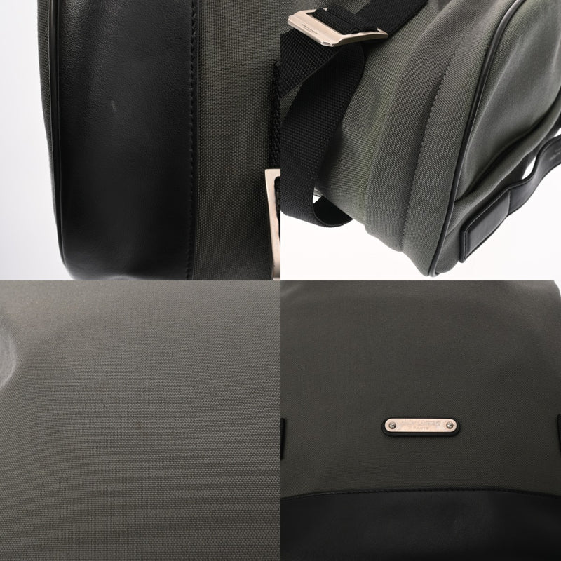 SAINT LAURENT サンローラン リビングトン レーズバックパック カーキ/ブラック 481005 メンズ ナイロン リュック・デイパック ABランク 中古 銀蔵