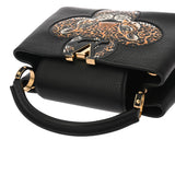 LOUIS VUITTON ルイヴィトン カプシーヌBB タイガー ノワール M54340 レディース トリヨンレザー ハンドバッグ Aランク 中古 銀蔵