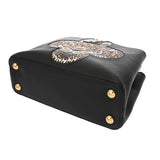 LOUIS VUITTON ルイヴィトン カプシーヌBB タイガー ノワール M54340 レディース トリヨンレザー ハンドバッグ Aランク 中古 銀蔵