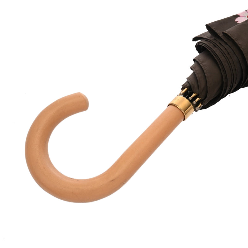 LOUIS VUITTON ルイヴィトン モノグラムチェリーブロッサム アンブレラ ブラウン レディース ポリエステル 100% その他小物 ABランク 中古 銀蔵