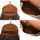 LOUIS VUITTON ルイヴィトン モノグラム ソミュール 30 ブラウン M42256 レディース モノグラムキャンバス ショルダーバッグ Bランク 中古 銀蔵