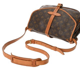 LOUIS VUITTON ルイヴィトン モノグラム ソミュール 30 ブラウン M42256 レディース モノグラムキャンバス ショルダーバッグ Bランク 中古 銀蔵