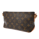 LOUIS VUITTON ルイヴィトン モノグラム トロター ブラウン M51240 レディース モノグラムキャンバス ハンドバッグ Bランク 中古 銀蔵