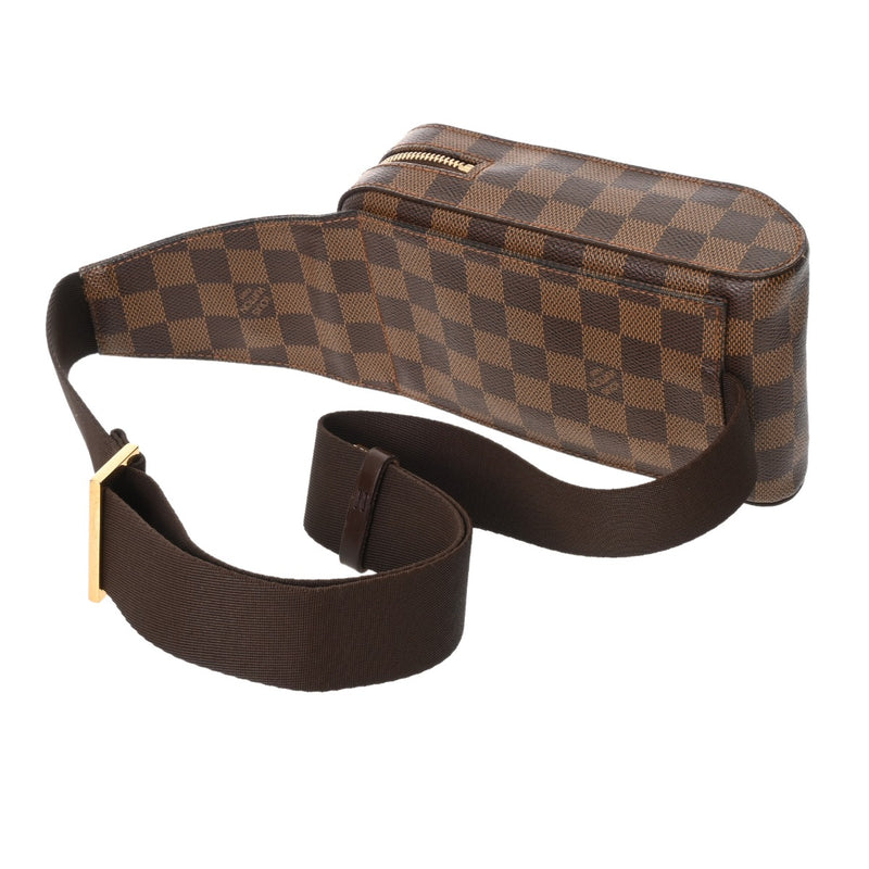 LOUIS VUITTON ルイヴィトン ダミエ ジェロニモス 中期型 ブラウン N51994 メンズ ダミエキャンバス ボディバッグ ABランク 中古 銀蔵