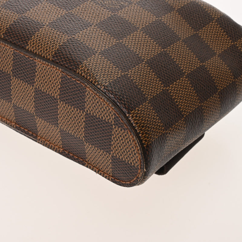 LOUIS VUITTON ルイヴィトン ダミエ ジェロニモス 中期型 ブラウン N51994 メンズ ダミエキャンバス ボディバッグ ABランク 中古 銀蔵
