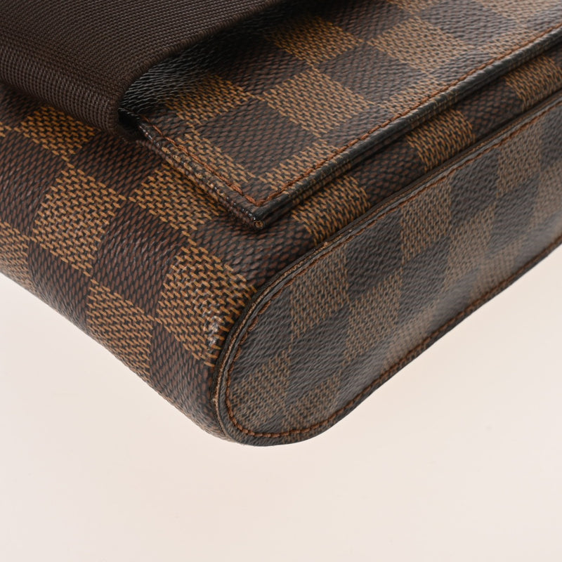 LOUIS VUITTON ルイヴィトン ダミエ ジェロニモス 中期型 ブラウン N51994 メンズ ダミエキャンバス ボディバッグ ABランク 中古 銀蔵