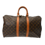 LOUIS VUITTON ルイヴィトン モノグラム キーポル バンドリエール 45 2WAY ブラウン M41418 ユニセックス モノグラムキャンバス ボストンバッグ Bランク 中古 銀蔵