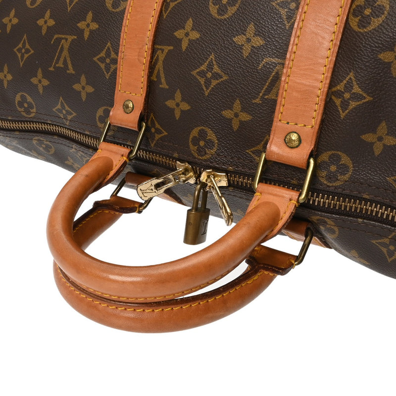 LOUIS VUITTON ルイヴィトン モノグラム キーポル バンドリエール 45 2WAY ブラウン M41418 ユニセックス モノグラムキャンバス ボストンバッグ Bランク 中古 銀蔵