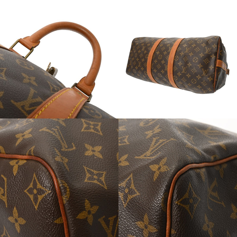 LOUIS VUITTON ルイヴィトン モノグラム キーポル バンドリエール 45 2WAY ブラウン M41418 ユニセックス モノグラムキャンバス ボストンバッグ Bランク 中古 銀蔵