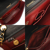 CHANEL シャネル マトラッセ チェーンショルダー 23cm ブラック レディース ラムスキン ショルダーバッグ Bランク 中古 銀蔵