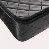 CHANEL シャネル マトラッセ チェーンショルダー 23cm ブラック レディース ラムスキン ショルダーバッグ Bランク 中古 銀蔵