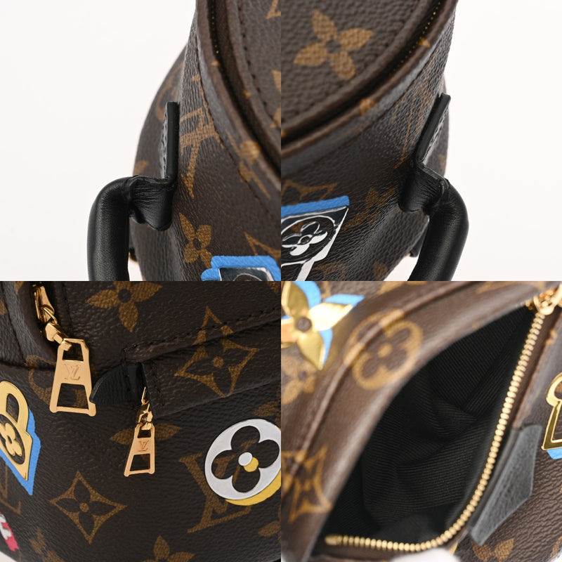 LOUIS VUITTON ルイヴィトン モノグラムラブロック パームスプリングス バックパック MINI ブラウン M44367 レディース モノグラムキャンバス リュック・デイパック Aランク 中古 銀蔵