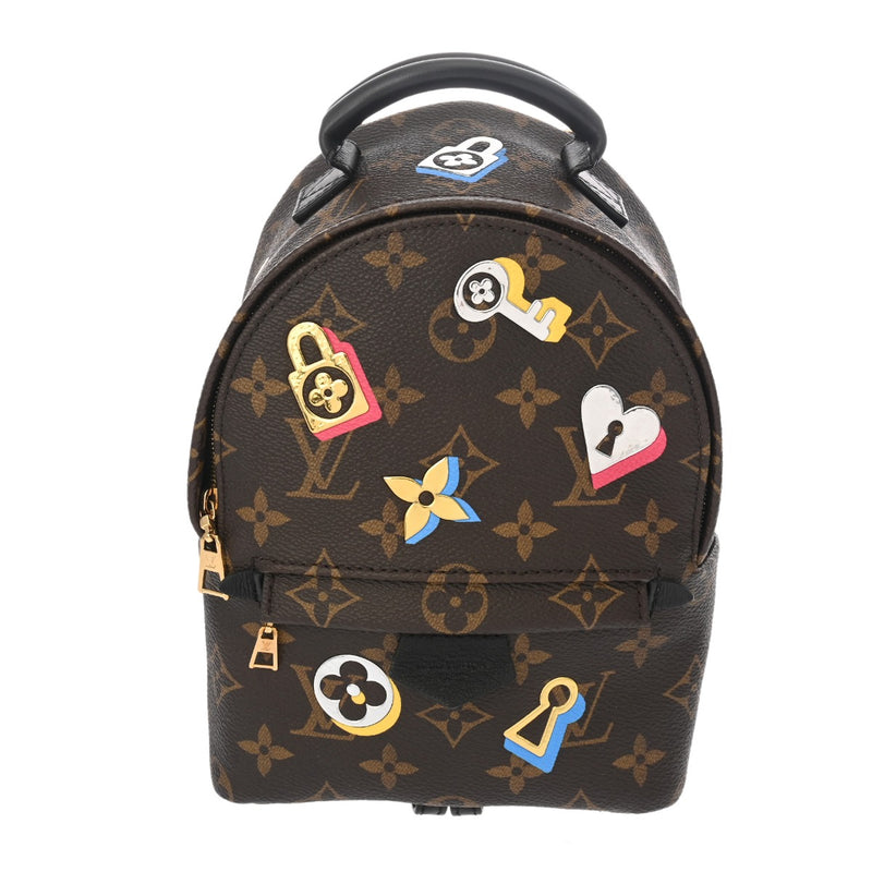 LOUIS VUITTON ルイヴィトン モノグラムラブロック パームスプリングス バックパック MINI ブラウン M44367 レディース モノグラムキャンバス リュック・デイパック Aランク 中古 銀蔵