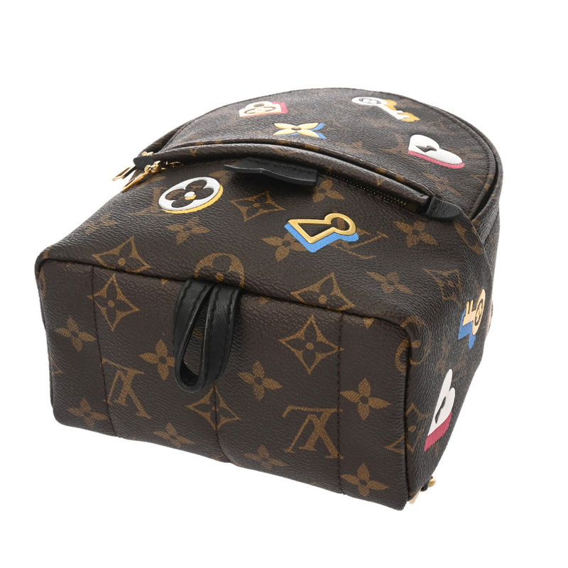 LOUIS VUITTON ルイヴィトン モノグラムラブロック パームスプリングス バックパック MINI ブラウン M44367 レディース モノグラムキャンバス リュック・デイパック Aランク 中古 銀蔵