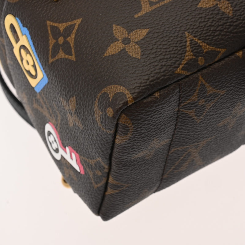 LOUIS VUITTON ルイヴィトン モノグラムラブロック パームスプリングス バックパック MINI ブラウン M44367 レディース モノグラムキャンバス リュック・デイパック Aランク 中古 銀蔵
