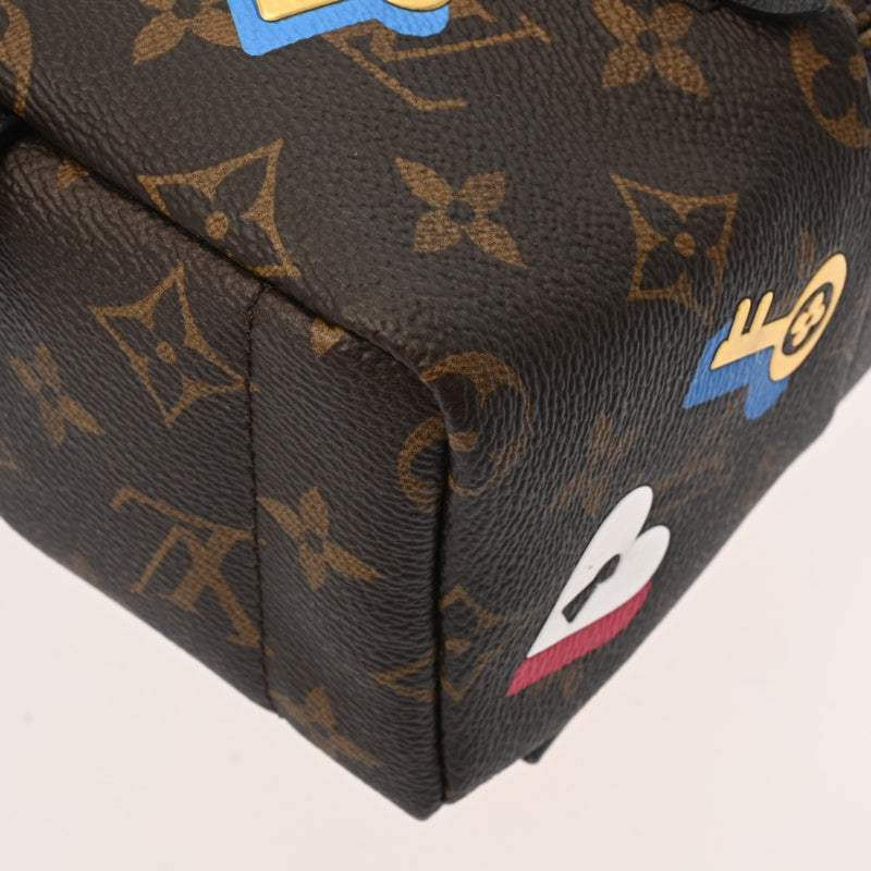 LOUIS VUITTON ルイヴィトン モノグラムラブロック パームスプリングス バックパック MINI ブラウン M44367 レディース モノグラムキャンバス リュック・デイパック Aランク 中古 銀蔵