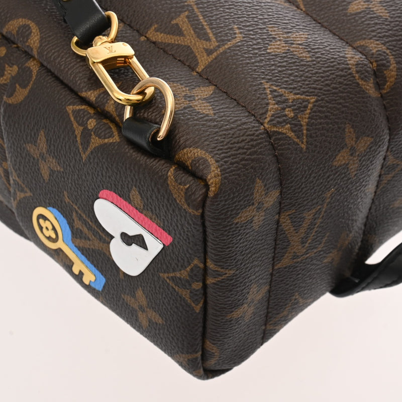 LOUIS VUITTON ルイヴィトン モノグラムラブロック パームスプリングス バックパック MINI ブラウン M44367 レディース モノグラムキャンバス リュック・デイパック Aランク 中古 銀蔵