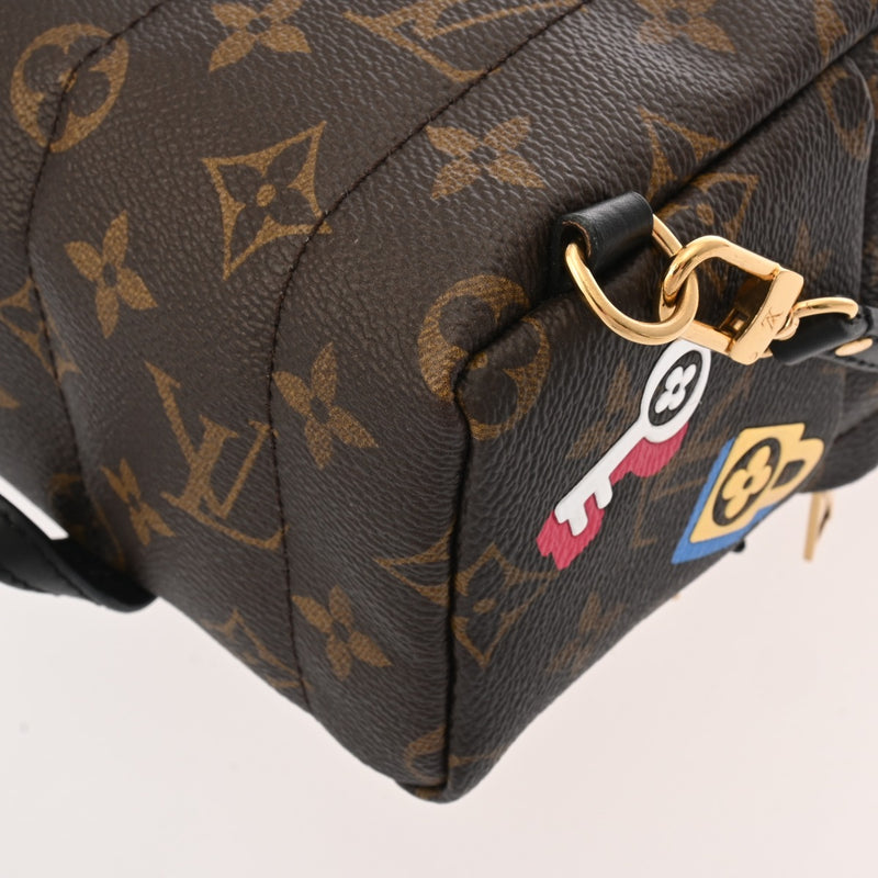 LOUIS VUITTON ルイヴィトン モノグラムラブロック パームスプリングス バックパック MINI ブラウン M44367 レディース モノグラムキャンバス リュック・デイパック Aランク 中古 銀蔵