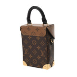 LOUIS VUITTON ルイヴィトン モノグラムリバース カメラボックス ブラウン M82465 レディース モノグラムリバース ショルダーバッグ Aランク 中古 銀蔵