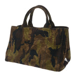 PRADA プラダ カナパ トート 2WAY カモフラージュ B2642B レディース キャンバス ハンドバッグ ABランク 中古 銀蔵