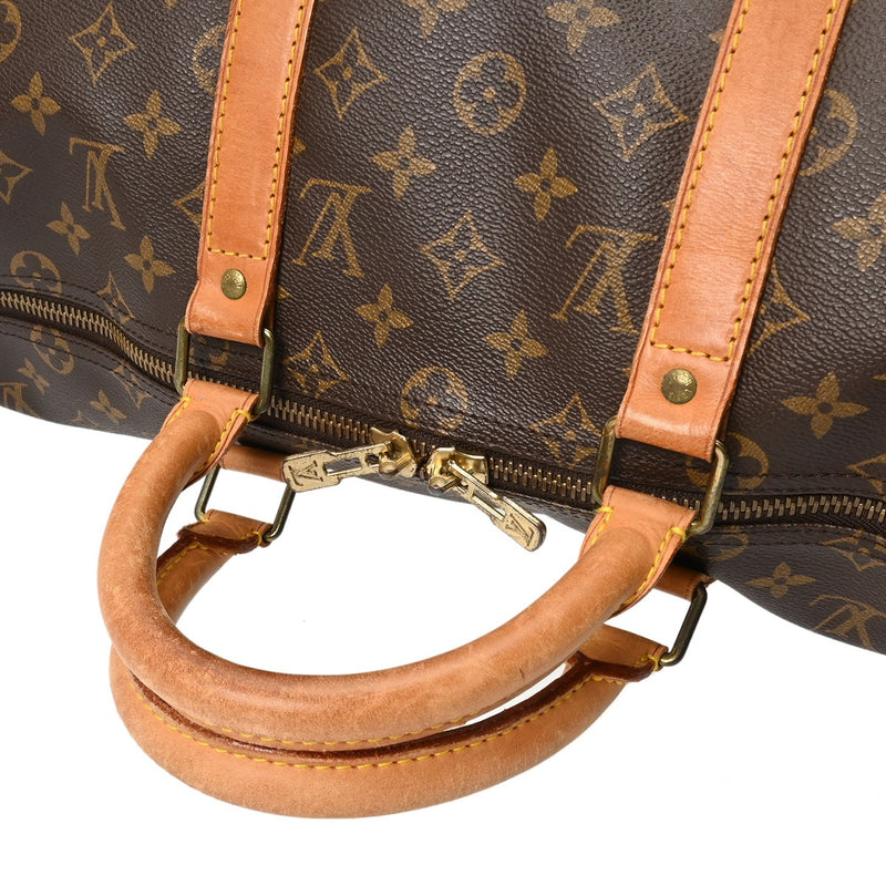 LOUIS VUITTON ルイヴィトン モノグラム キーポル 50 ブラウン M41426 ユニセックス モノグラムキャンバス ボストンバッグ Bランク 中古 銀蔵
