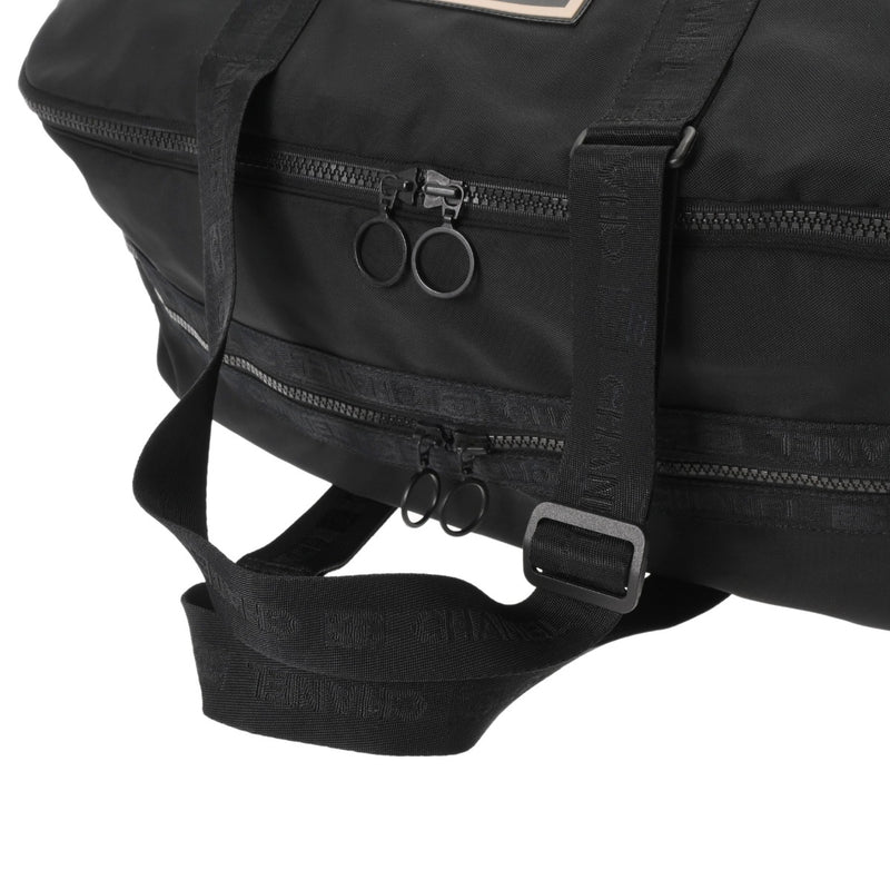 CHANEL シャネル スポーツライン ココマーク ブラック ユニセックス ナイロン ボストンバッグ ABランク 中古 銀蔵