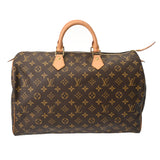 LOUIS VUITTON ルイヴィトン モノグラム スピーディ 40 ブラウン M41522 レディース モノグラムキャンバス ハンドバッグ ABランク 中古 銀蔵