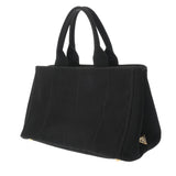 PRADA プラダ カナパトート ブラック レディース キャンバス トートバッグ ABランク 中古 銀蔵