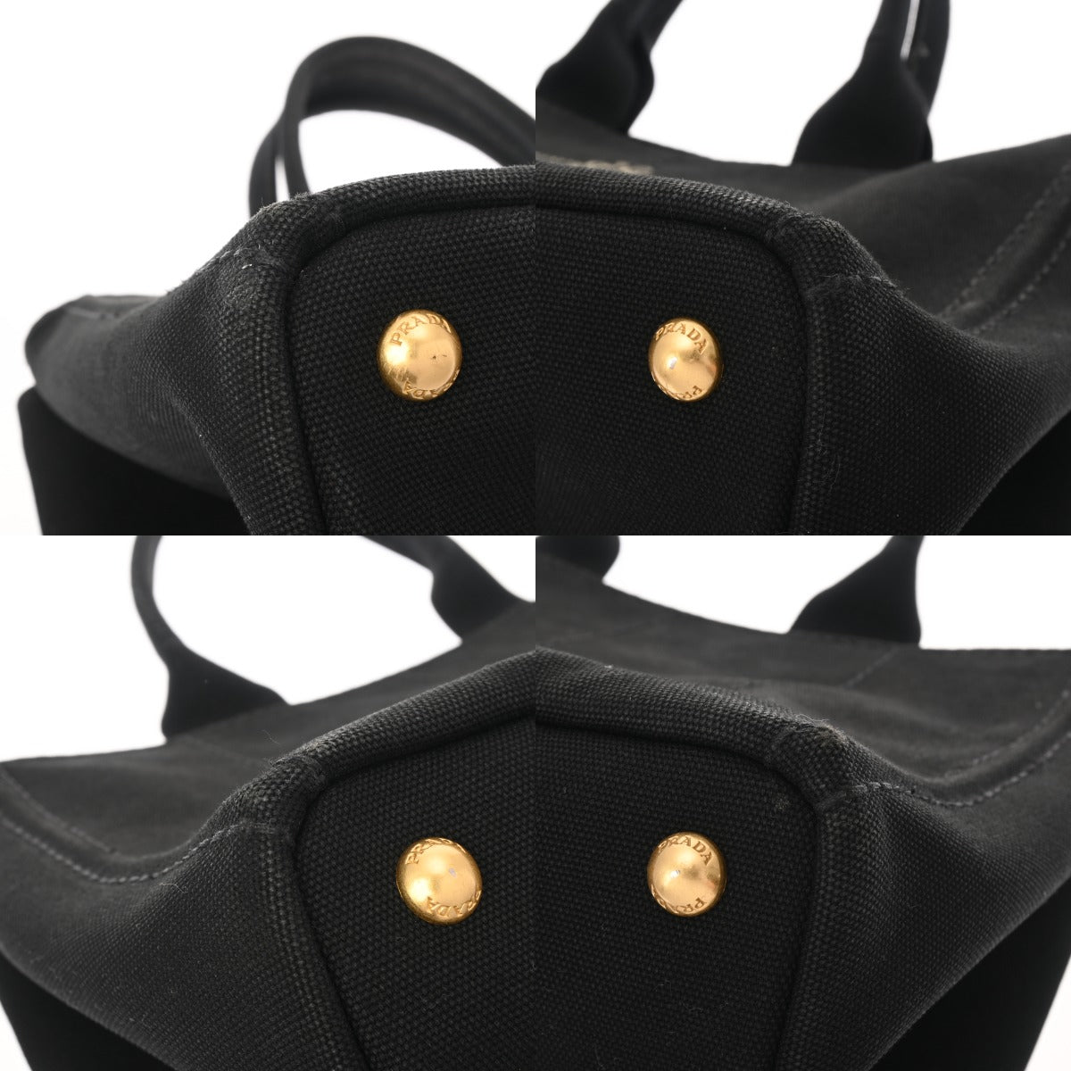 PRADA プラダ カナパトート ブラック レディース キャンバス トート