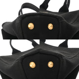 PRADA プラダ カナパトート ブラック レディース キャンバス トートバッグ ABランク 中古 銀蔵