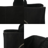 PRADA プラダ カナパトート ブラック レディース キャンバス トートバッグ ABランク 中古 銀蔵
