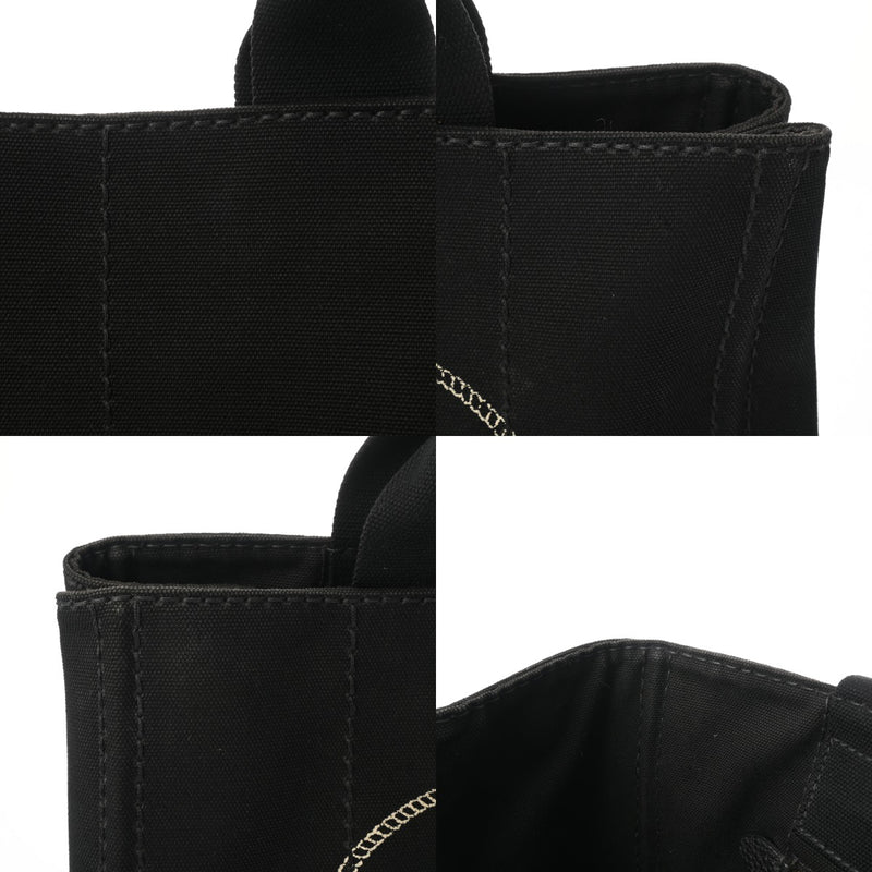 PRADA プラダ カナパトート ブラック レディース キャンバス トートバッグ ABランク 中古 銀蔵
