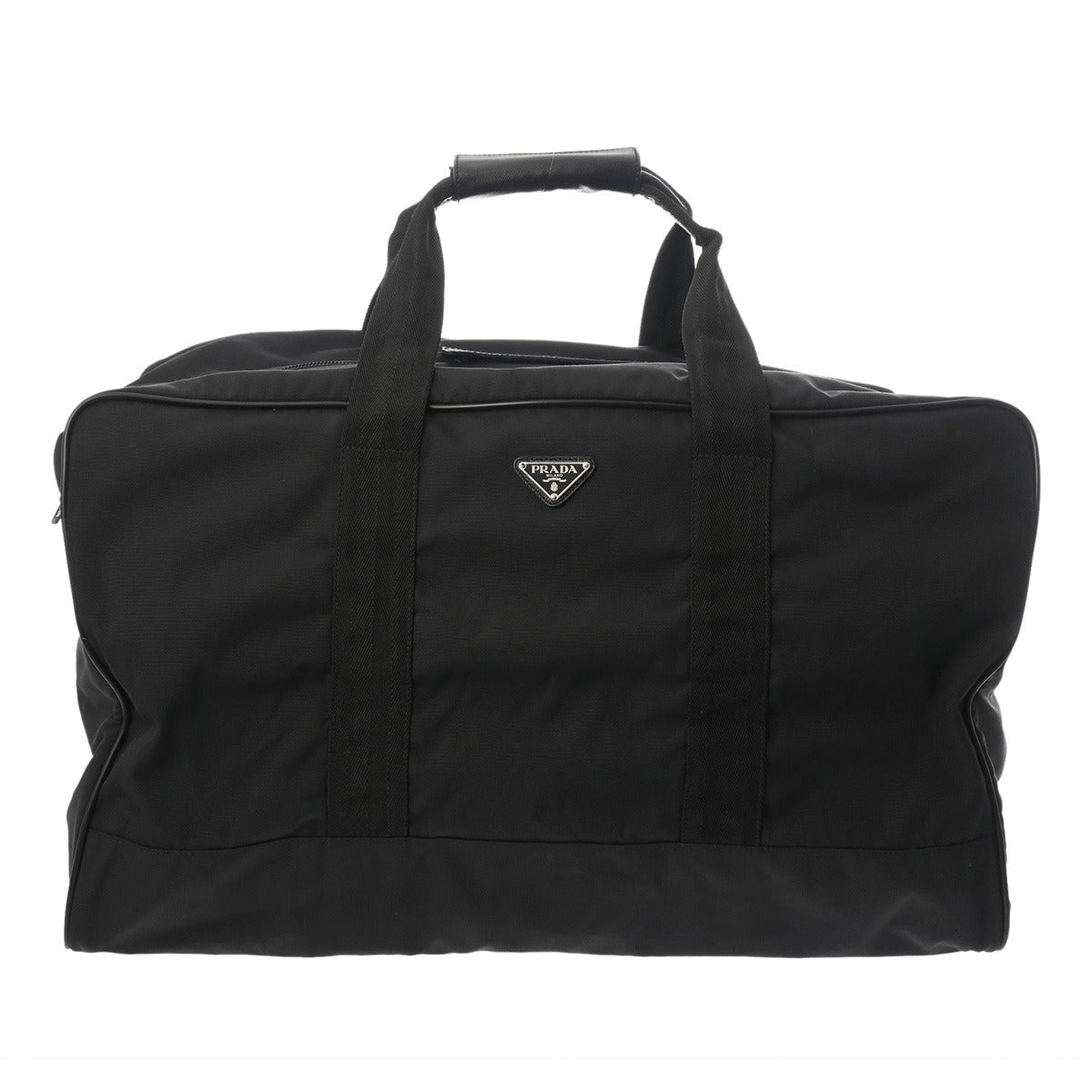 美品　PRADA プラダ　ナイロンボストンバッグ　カデナ、ネームタグ付き 美品 PRADA プラダ ナイロンボストンバッグ カデナ、ネームタグ付き