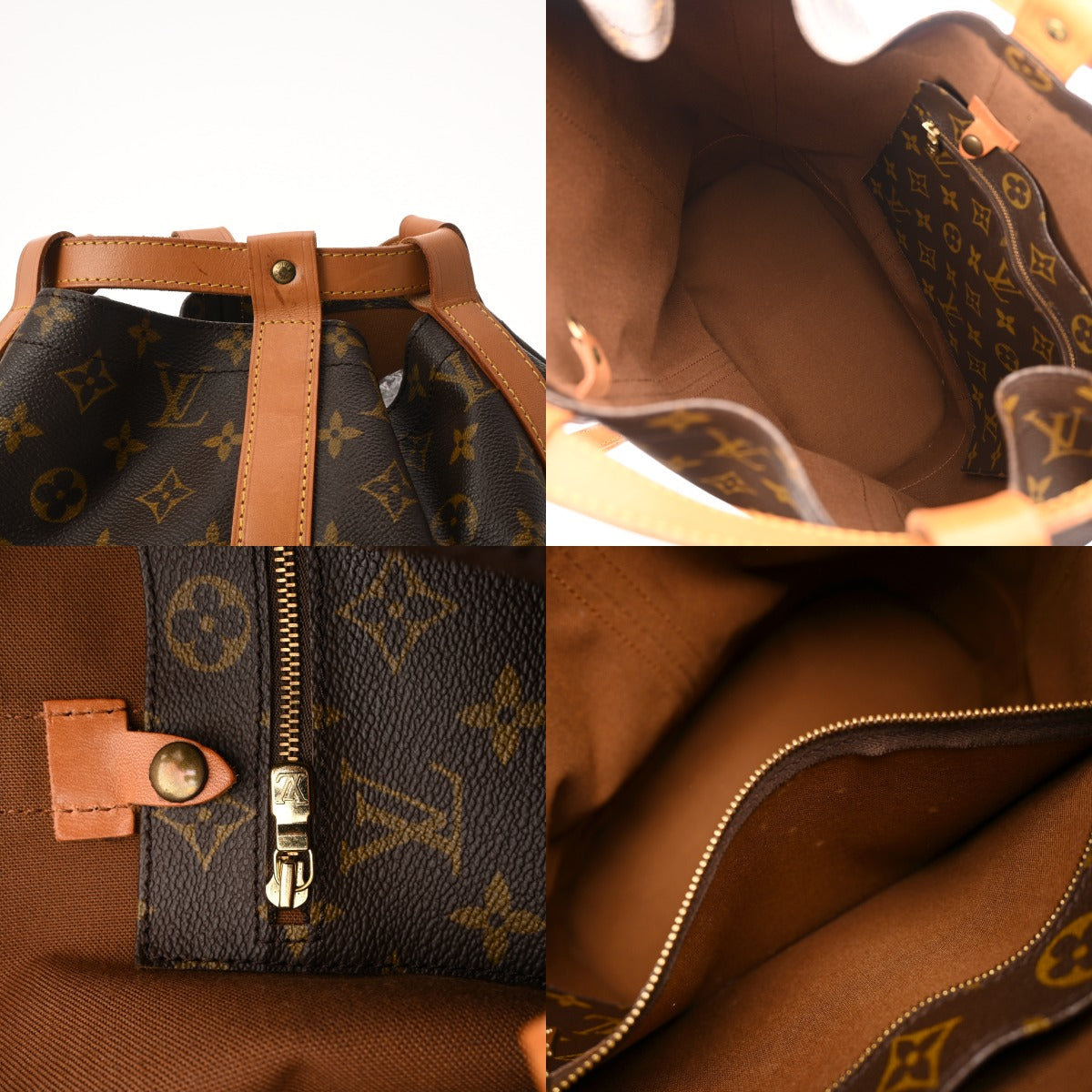 LOUIS VUITTON ルイヴィトン モノグラム ランドネ GM ブラウン