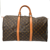 LOUIS VUITTON ルイヴィトン モノグラム キーポル 50 ブラウン M41426 ユニセックス モノグラムキャンバス ボストンバッグ Bランク 中古 銀蔵