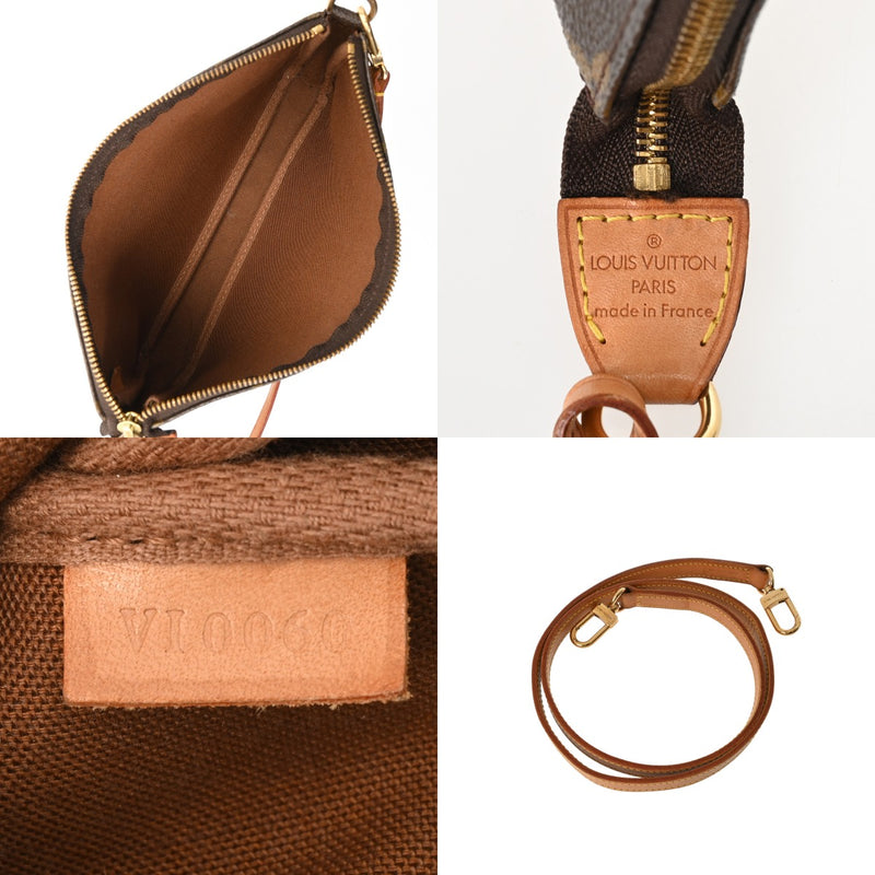 LOUIS VUITTON ルイヴィトン モノグラム アクセサリーポーチ ブラウン M51980 レディース モノグラムキャンバス アクセサリーポーチ Bランク 中古 銀蔵