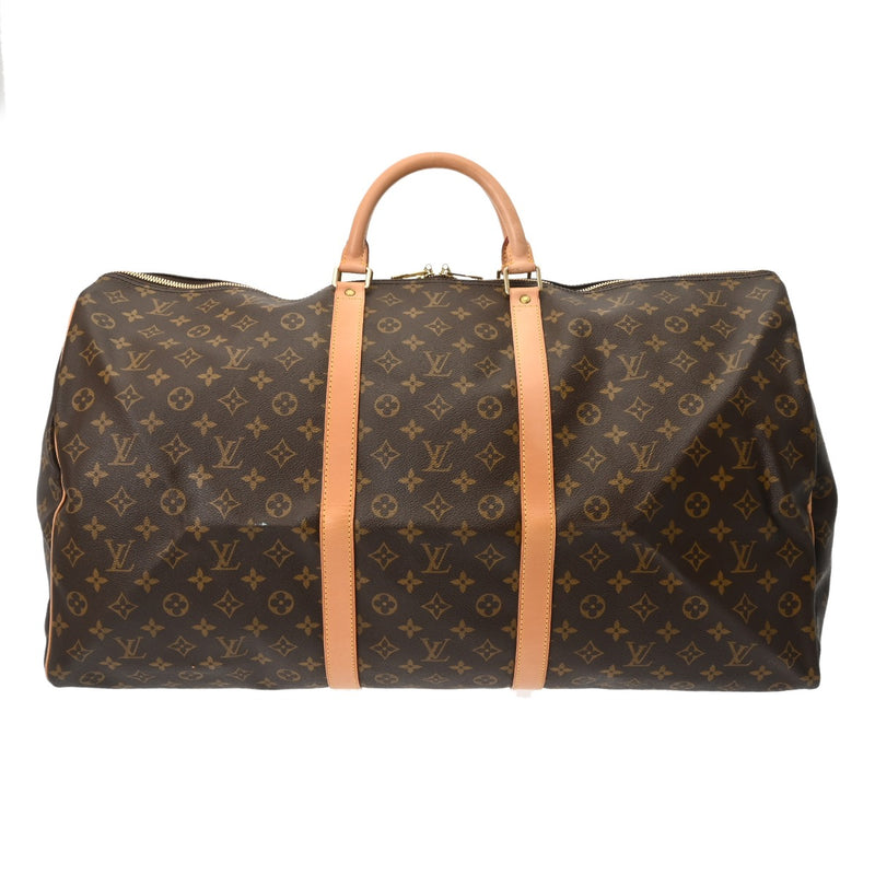 LOUIS VUITTON ルイヴィトン モノグラム キーポル 60 ブラウン M41422 ユニセックス モノグラムキャンバス ボストンバッグ ABランク 中古 銀蔵