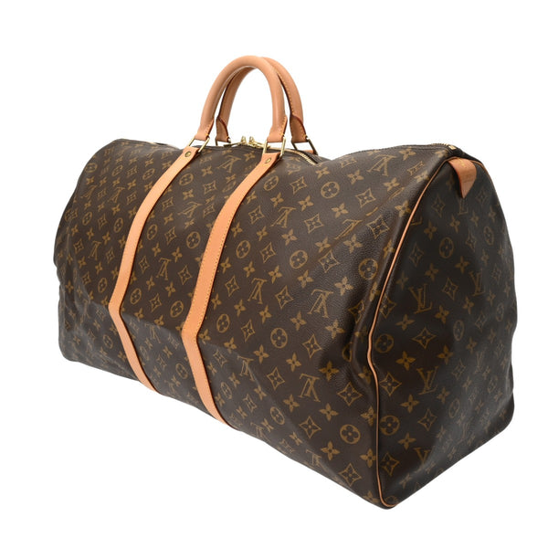 LOUIS VUITTON ルイヴィトン モノグラム キーポル 60 ブラウン M41422 ユニセックス モノグラムキャンバス ボストンバッグ ABランク 中古 銀蔵