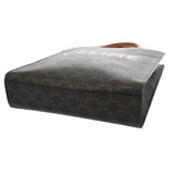 CELINE セリーヌ トリオンフ スモールバーティカルカバ ブラウン 191542BZK.04LU レディース PVC カーフ 2WAYバッグ Aランク 中古 銀蔵