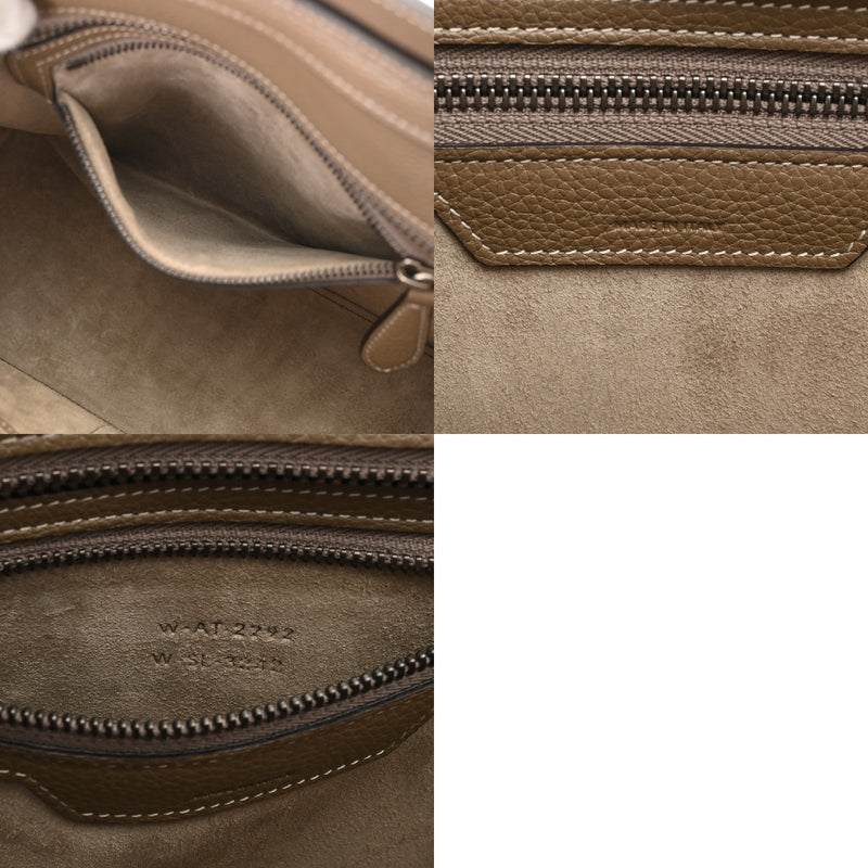 CELINE セリーヌ ラゲージ マイクロショッパー スリ 189793DRU_09SO レディース ドラムドカーフスキン ハンドバッグ Aランク 中古 銀蔵