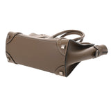 CELINE セリーヌ ラゲージ マイクロショッパー スリ 189793DRU_09SO レディース ドラムドカーフスキン ハンドバッグ Aランク 中古 銀蔵