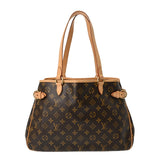 LOUIS VUITTON ルイヴィトン モノグラム バティニョール オリゾンタル ブラウン M51154 レディース モノグラムキャンバス トートバッグ Bランク 中古 銀蔵