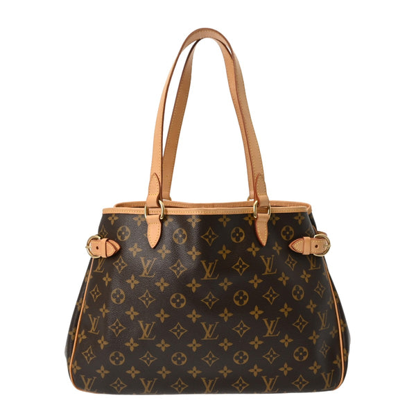 LOUIS VUITTON ルイヴィトン モノグラム バティニョール オリゾンタル ブラウン M51154 レディース モノグラムキャンバス トートバッグ Bランク 中古 銀蔵