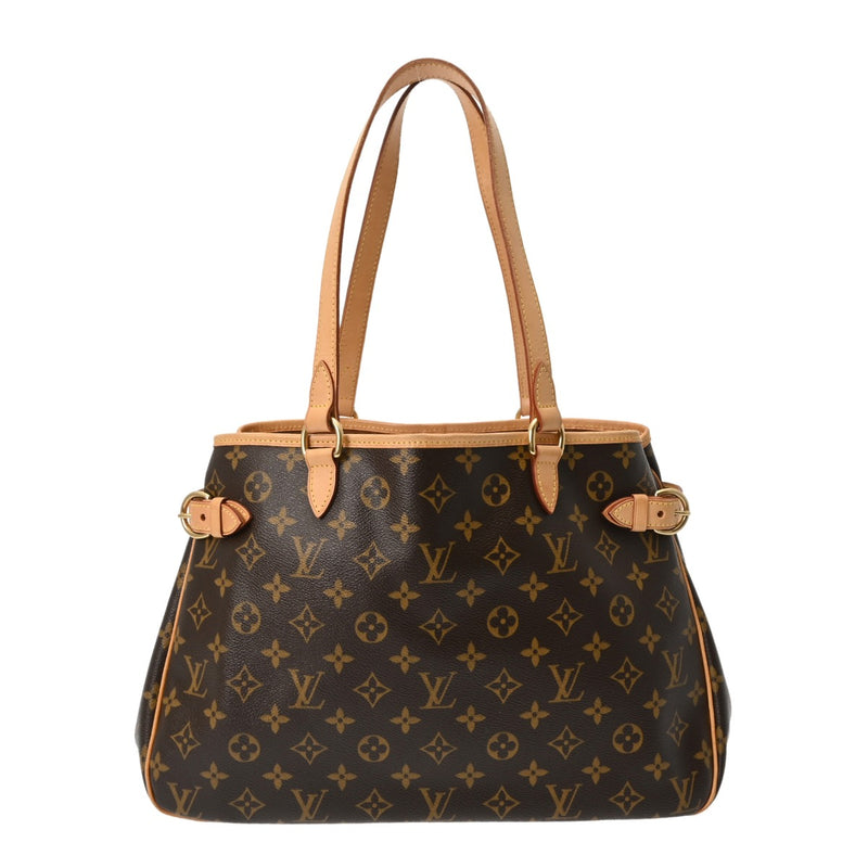 LOUIS VUITTON ルイヴィトン モノグラム バティニョール オリゾンタル ブラウン M51154 レディース モノグラムキャンバス トートバッグ Bランク 中古 銀蔵