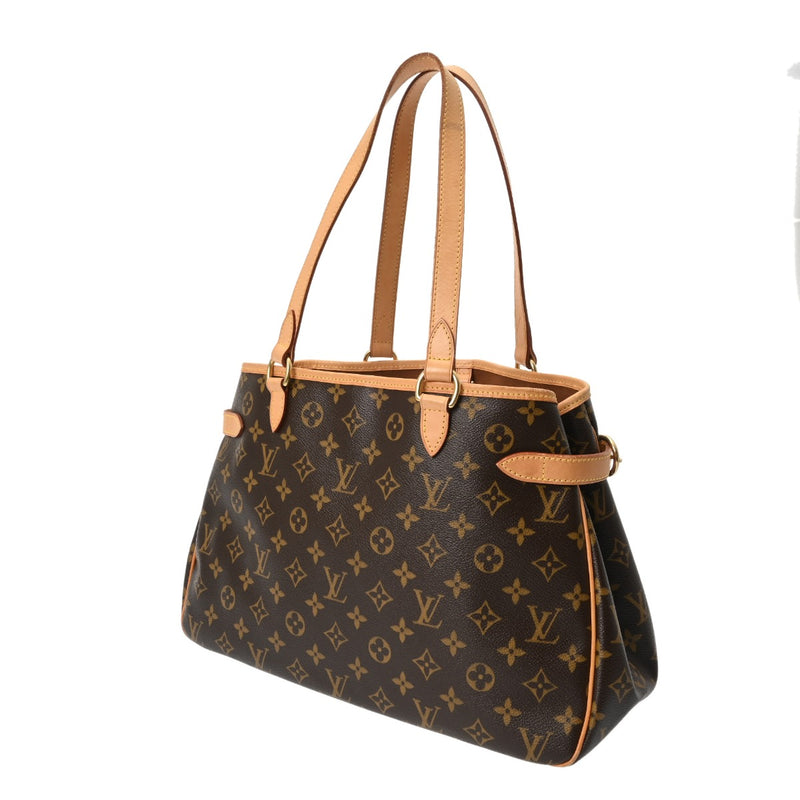 LOUIS VUITTON ルイヴィトン モノグラム バティニョール オリゾンタル ブラウン M51154 レディース モノグラムキャンバス トートバッグ Bランク 中古 銀蔵
