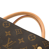 LOUIS VUITTON ルイヴィトン モノグラム モンテーニュ MM ブラウン M41056 レディース モノグラムキャンバス ハンドバッグ ABランク 中古 銀蔵