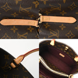 LOUIS VUITTON ルイヴィトン モノグラム モンテーニュ MM ブラウン M41056 レディース モノグラムキャンバス ハンドバッグ ABランク 中古 銀蔵