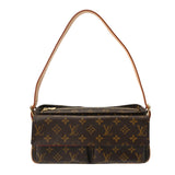 LOUIS VUITTON ルイヴィトン モノグラム ヴィバシテ MM ブラウン M51164 レディース モノグラムキャンバス ショルダーバッグ Aランク 中古 銀蔵