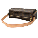 LOUIS VUITTON ルイヴィトン モノグラム ヴィバシテ MM ブラウン M51164 レディース モノグラムキャンバス ショルダーバッグ Aランク 中古 銀蔵