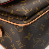 LOUIS VUITTON ルイヴィトン モノグラム ヴィバシテ MM ブラウン M51164 レディース モノグラムキャンバス ショルダーバッグ Aランク 中古 銀蔵